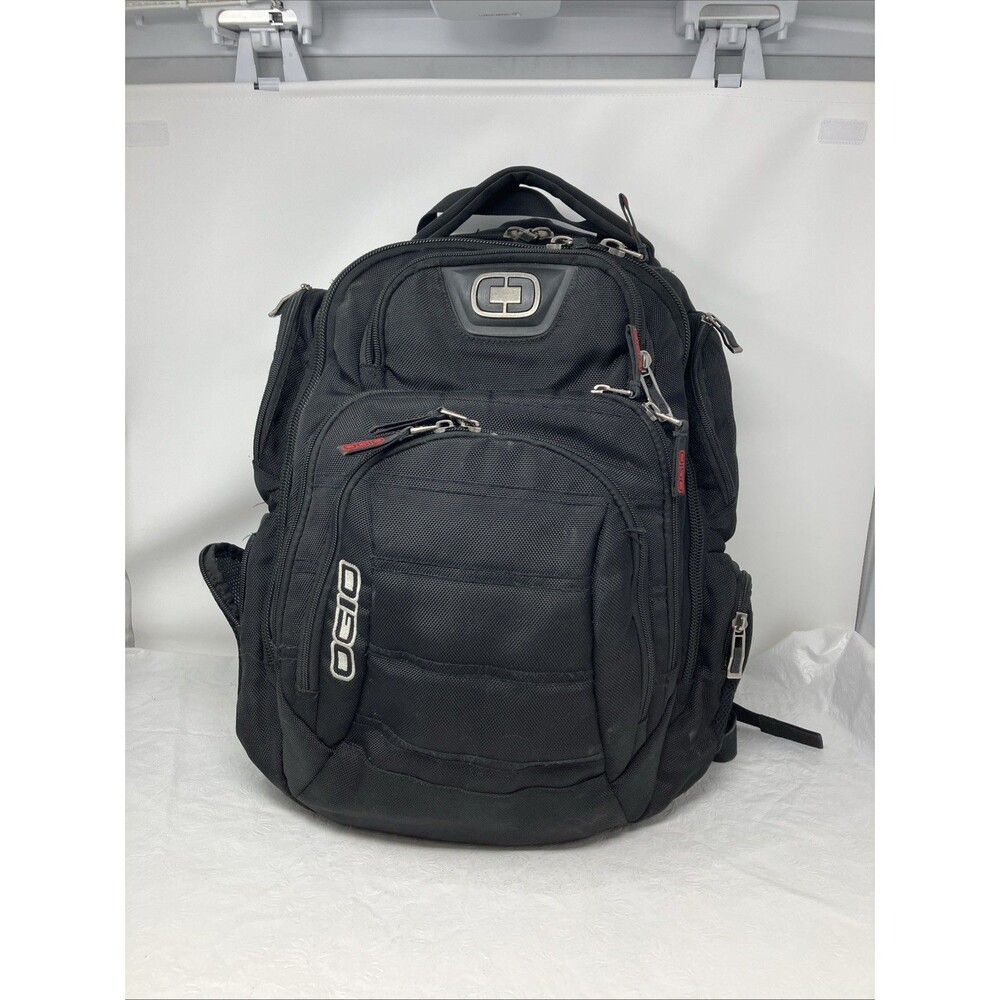 OGIO Gambit 17" Laptop Backpack Black Tech Bag Padded Travel Durable hiking
